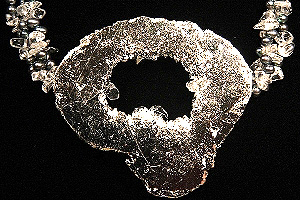 clear quartz and silver agate