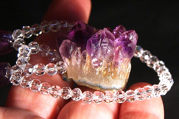 Sophisticated Amethyst Crystal Necklace