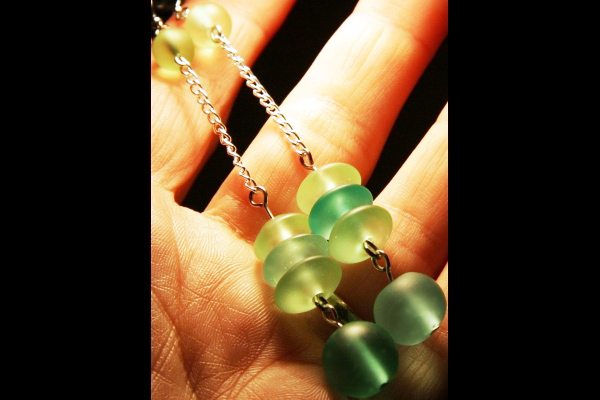 Summer Breeze Earrings ~ Sea Foam Series