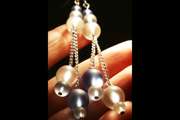 Summer Breeze Earrings ~ Sea Foam Series