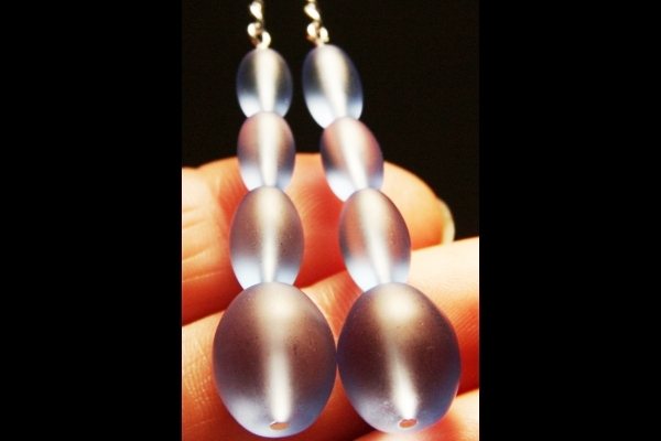 Summer Breeze Earrings ~ Sea Foam Series