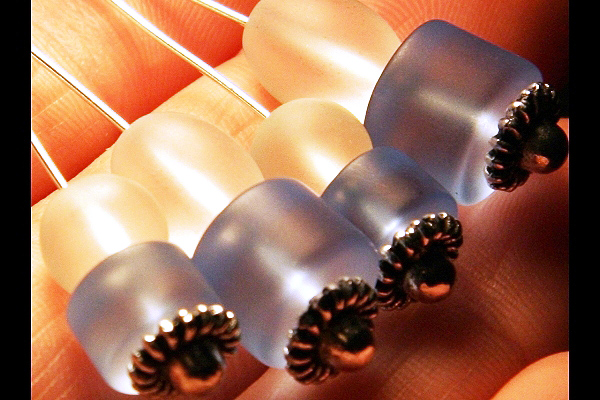 Summer Breeze Earrings ~ Sea Foam Series