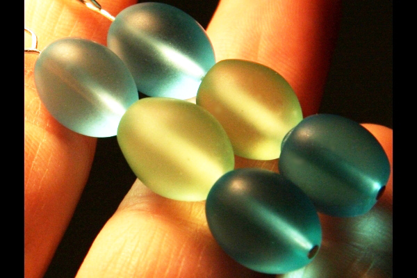 Summer Breeze Earrings ~ Sea Foam Series