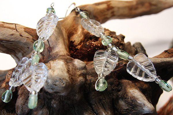 Glass Jungle Long Earrings