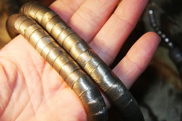 Unique Brushed Stainless Steel Necklace XL