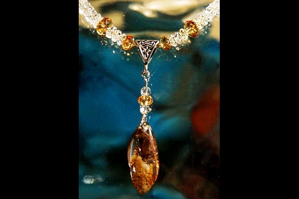 Mysterious one-of-a-kind Golden Phantom Quartz