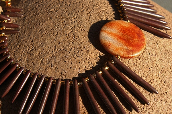 Sun Goddess Egyptian Necklace