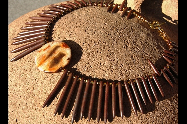 Sun Goddess Egyptian Necklace