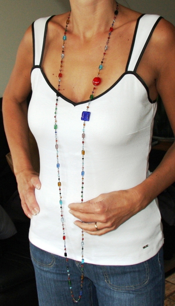Super Long FUN Colorful Necklace