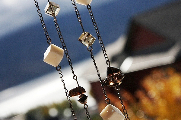 Sugar Cube Coral Necklace