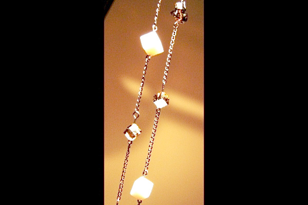 Sugar Cube Coral Necklace