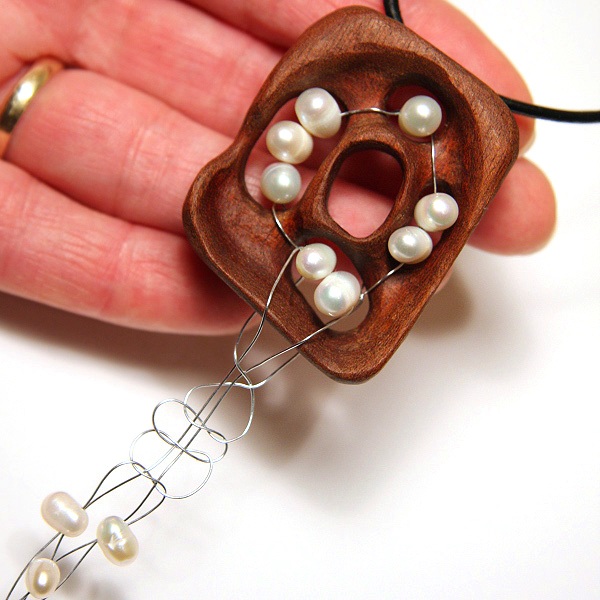 Mermaid  Sculptural Necklace