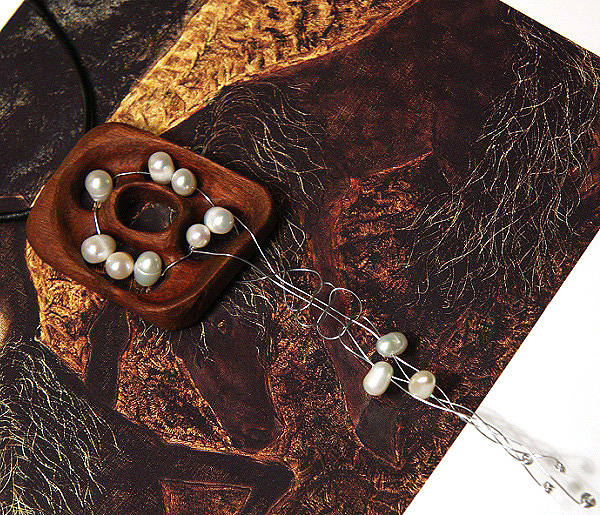 Mermaid  Sculptural Necklace