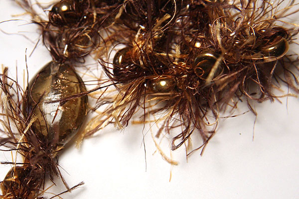 Soft Crocheted Variegated Necklace 